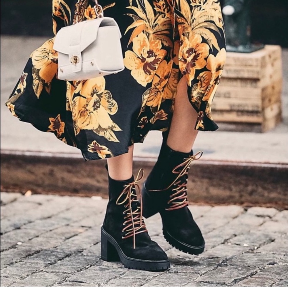 FREE PEOPLE DYLAN LACE UP BOOT - Picture 3 of 5